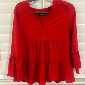 Pomander Place XS Red Blouse
